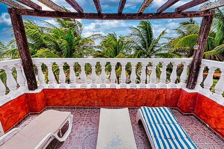 Beachfront Casa Maya Lodge El Cuyo Ngoại thất bức ảnh